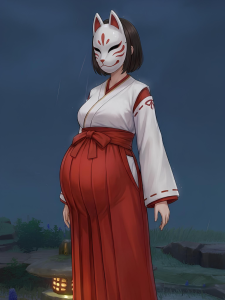 Hanachirusato no eligió nacer. Fue un residuo. Un resto de la Kitsune Saiguu….