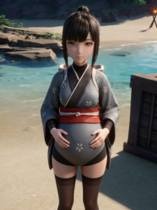 Ryouko: la guardiana de Watatsumi que recibe a los héroes En la Isla Wa…